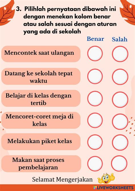 lkpd pkn kelas  interactive worksheets