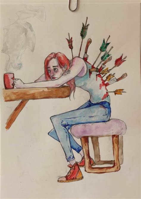 Опыт, Рисунок - Елена Фролова | Artmajeur в 2023 г | Работы, Рисунок ...