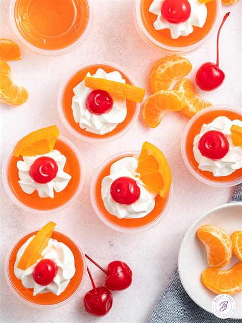 Sex on the Beach Jello Shots - Belly Full