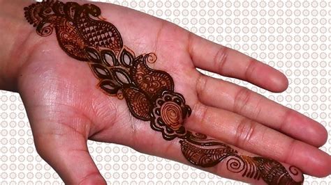 Easy Mehndi Design Simple Bail New Beautiful Hand Henna Mehndi Design ...