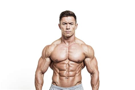 Muscular Man Posing with Defined Abs 48179894 Stock Photo at Vecteezy