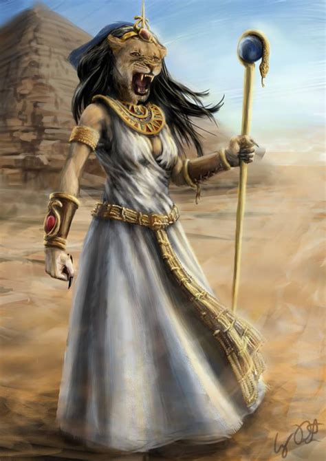 Sekhmet by MeinKaffee on DeviantArt