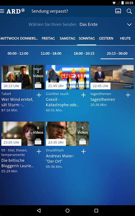 ARD – Android-Apps auf Google Play