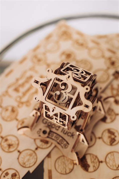 Wheel of Fortune - 3D wooden mechanical model kit by WoodTrick. – Wood