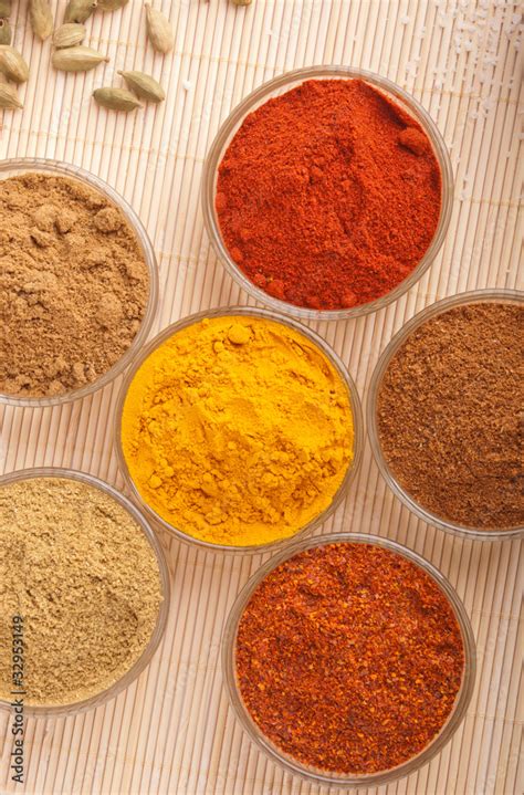 Indian spices Stock Photo | Adobe Stock