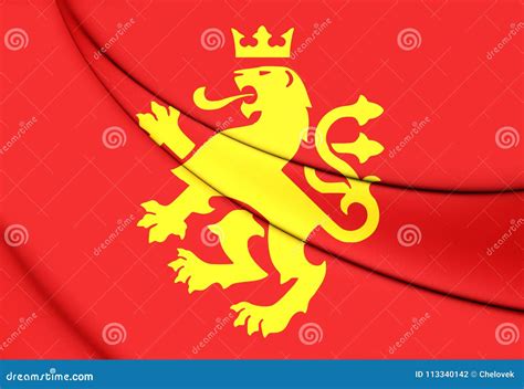 Flag of Ethnic Macedonian Lion Stock Illustration - Illustration of ...