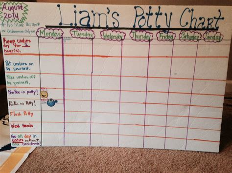diy potty training chart potty training sticker chart potty training