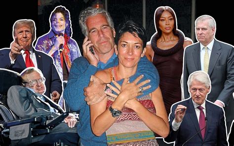 11 figures named in the Epstein files, from Stephen Hawking to Naomi ...