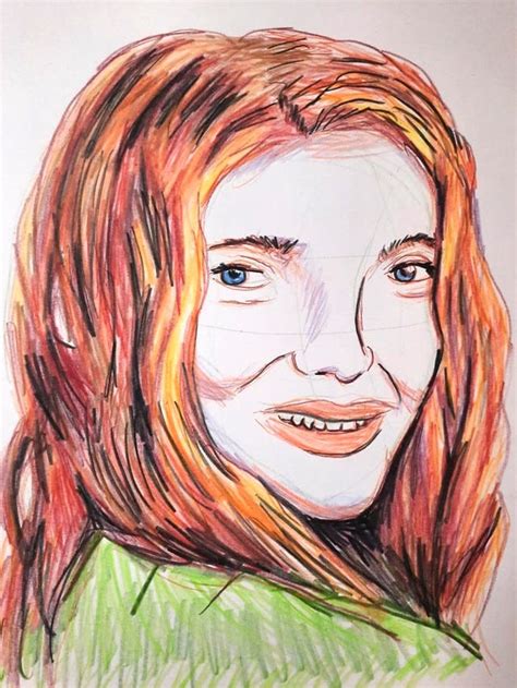 Sadie Sink : drawing