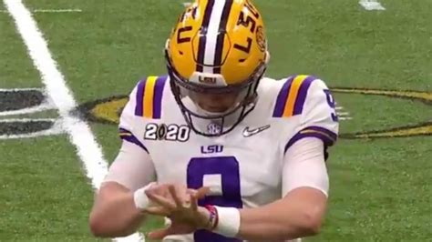 Joe Burrow and LSU got fitted for their ring size before even playing ...