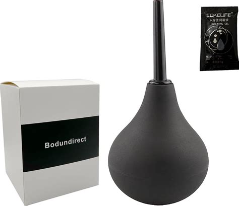 Amazon.com: 10 oz Black Silicone Enema Bulb Kit 10 oz Clean Anal Douche