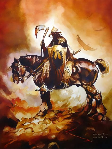 Barbarian Painting at PaintingValley.com | Explore collection of ...