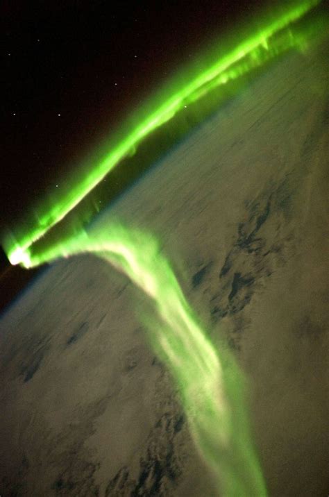 Space Science and Engineering: Aurora Borealis seen from the ISS