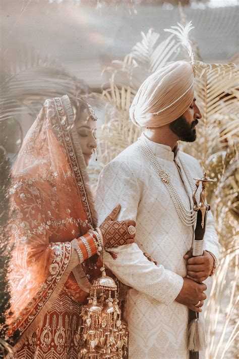 Woman and Man in Traditional Wedding Clothing · Free Stock Photo