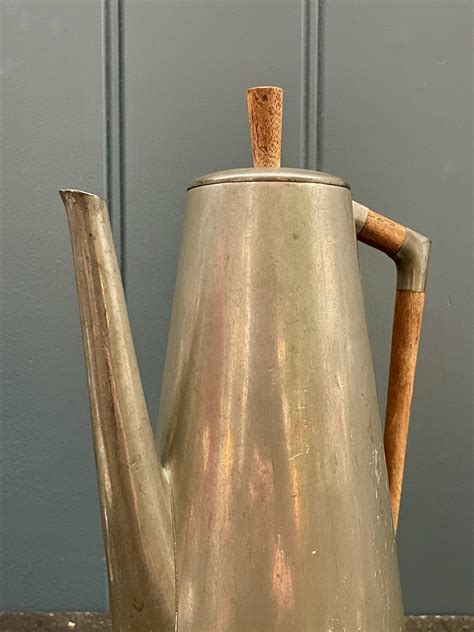 Mid Century pewter coffee pot - B Southgate