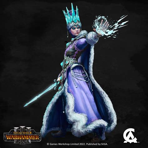 ArtStation - Queen Katarin - Total War: WARHAMMER III