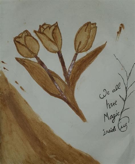 Coffee painting | Coffee art drawing, Coffee art painting, Coffee painting