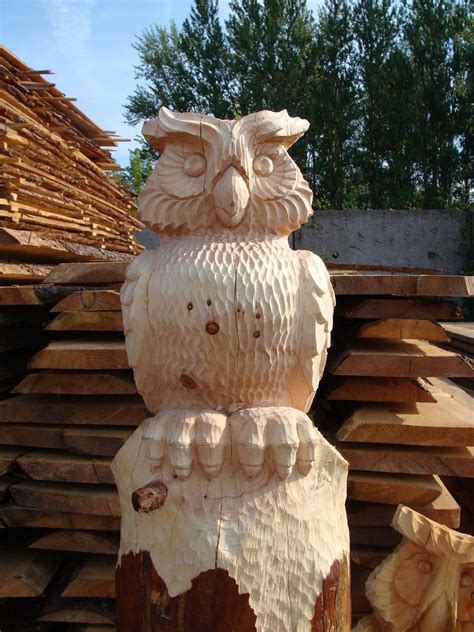 Фигуры из бревна (37 фото) » НА ДАЧЕ ФОТО