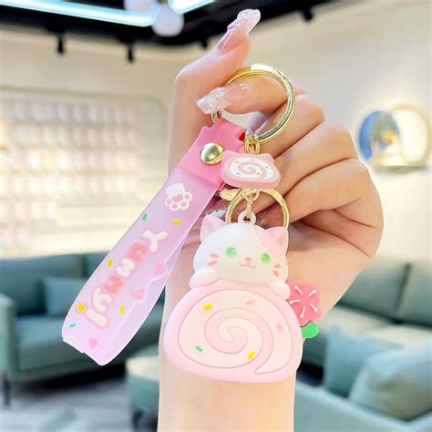 cute capybara keychains plush keyrings sale