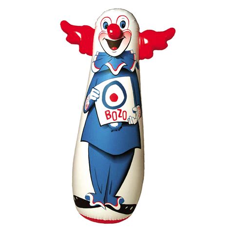 Warm Fuzzy Toys Bozo The Clown 46-inch Classic Bop Bag - Toys & Games ...