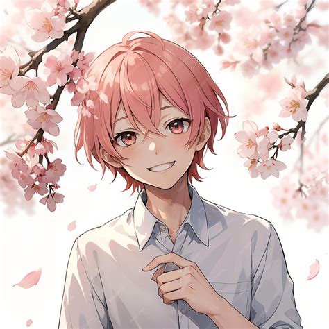 Cute Anime Boy Smile