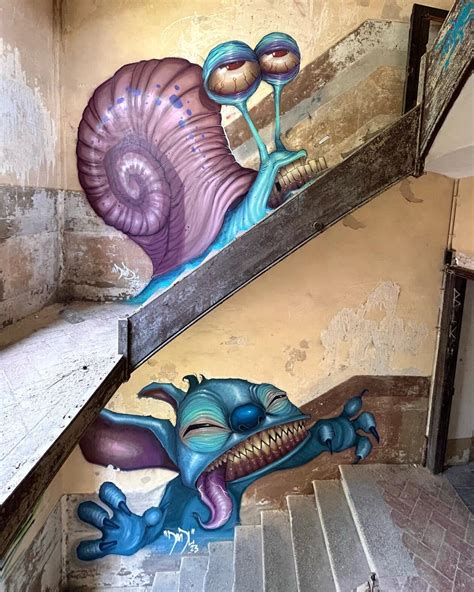 Exploring post-graffiti art by DavidL: transforming forgotten walls