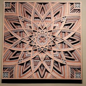 STEREOWOOD Astral Multi-layer Wooden Wall Art, Stereoscopic 3D Decor ...