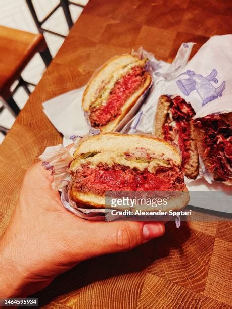 115 Medium Rare Burger Stock Photos, High-Res Pictures, and Images ...