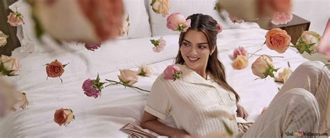 Kendall Jenner - Moon Rose Mint Collection Shoot 8K wallpaper download