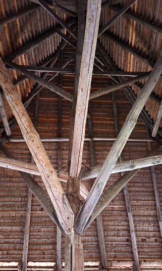 wooden roof   building closeup stock photo  image