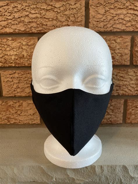 black face mask  hibiscus