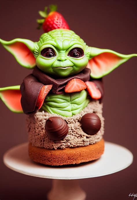 +20 Baby Yoda Cake Design Examples You want to Bite - Eggradients.com