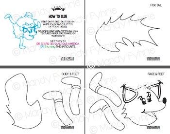 Fox and Socks Craft by Miss Mandy | Teachers Pay Teachers