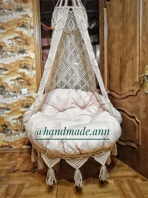 Подвесное кресло-гамак | Hanging chair, Chair, Furniture