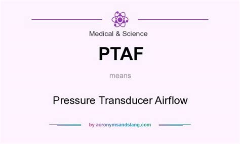 PTAF - Pressure Transducer Airflow in Medical & Science by ...