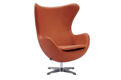 Кресло "egg chair" оранжевый (Bradexhome) оранжевый текстиль 85x110x76 ...
