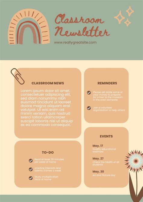 Free and customizable professional newsletter templates | Canva