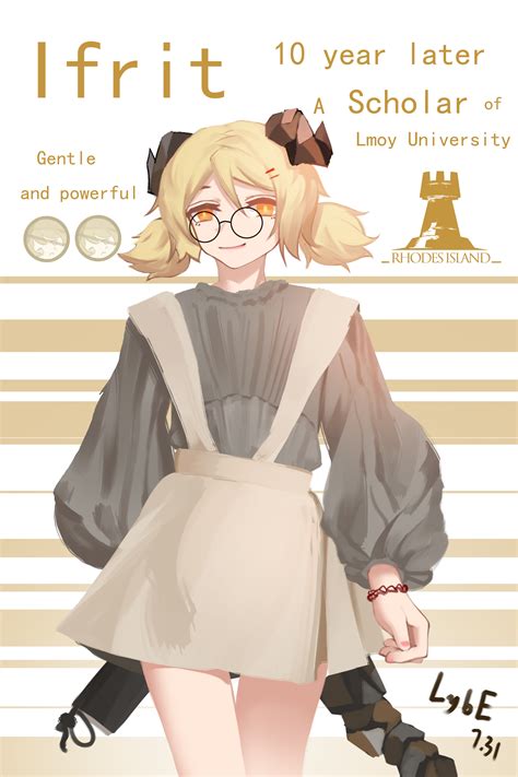 Ifrit (Arknights) Image by lybE #3028319 - Zerochan Anime Image Board