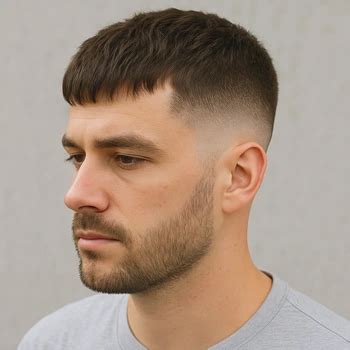 textured french crop haircut styles mid fade  fade messy