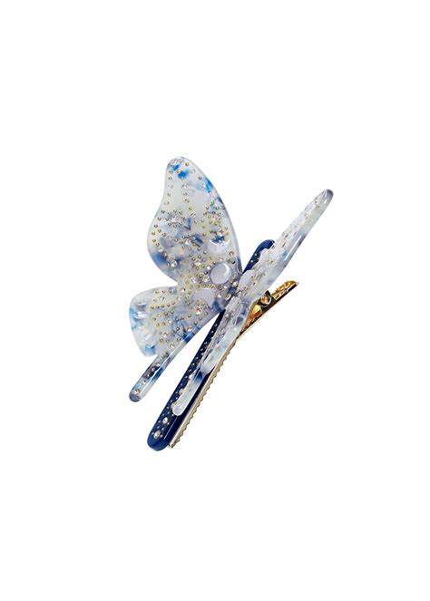 Vanessa Blue Hairclip - Pinza de pelo - Maanesten