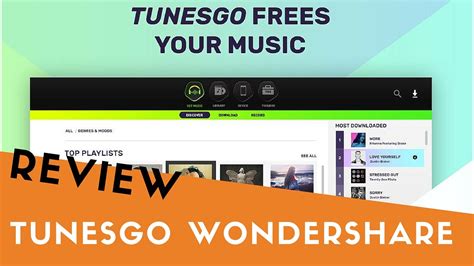 Tunesgo - All online Musics will be yours for free-English review - YouTube