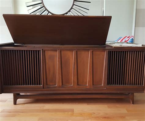 1960s Volumio Console Stereo Cabinet Restomod