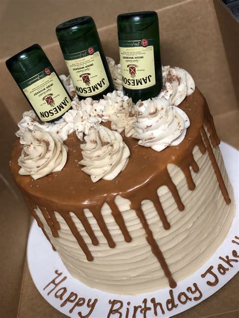 Whiskey Birthday Cake With Name - Get More Anythink's