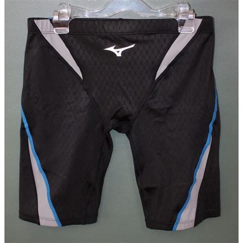 MIZUNO（ミズノ） ハーフスパッツ N2MB8040 90 ブラック×グレー 水泳 男性水着 FINA : シルバースポーツネット店 ...
