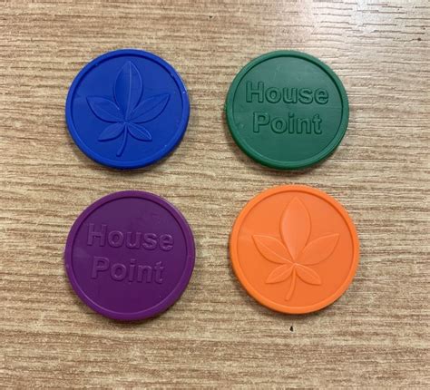 25mm School Reward Tokens | Teacher organization, School logo, Token