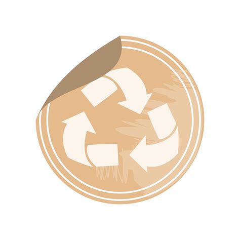 recycling sign sticker 3800910 Vector Art at Vecteezy