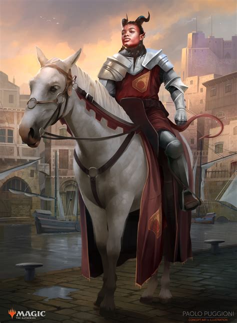 Magic the Gathering - The Knight - Paolo Puggioni - Concept Art & Illustration Paolo Puggioni ...