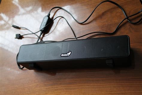 Мини-обзор мини-саундбара Genius USB SoundBar 100