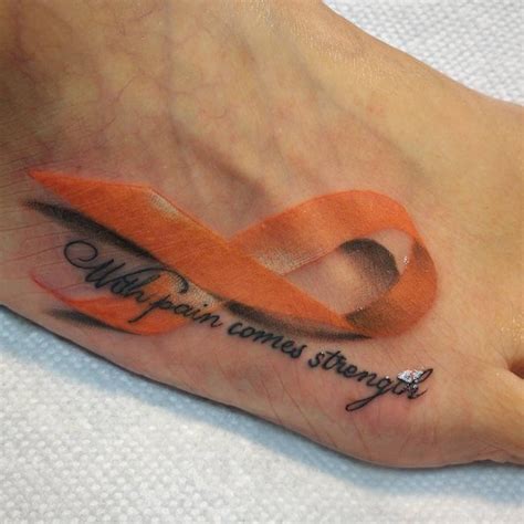 Leukemia Ribbon Tattoos For Guys
