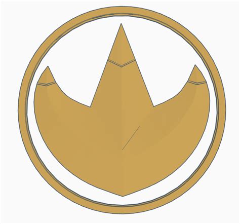 STL file MIGHTY MORPHIN POWER RANGERS GREEN RANGER CREST・3D print